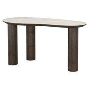 Richmond Interiors Ritz Desk in Beige – Modern Sculptural Home Office Desk   Nicholas John Interiors