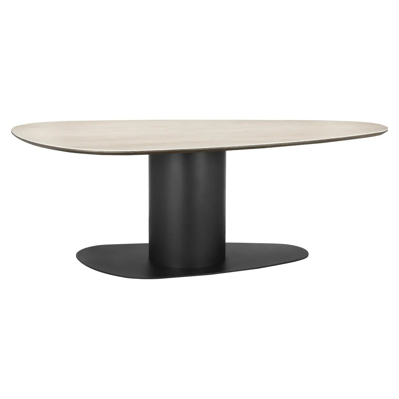 Richmond Interiors Ritz Pebble 220cm Dining Table in Beige – Sculptural Modern Dining Table   Nicholas John Interiors