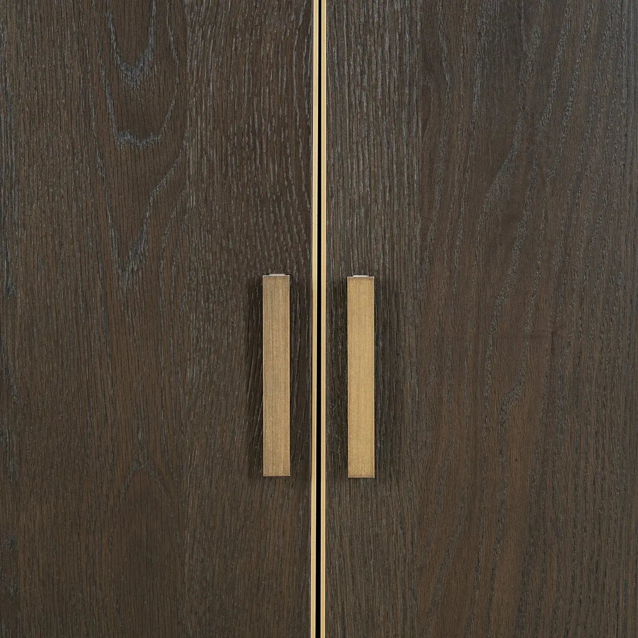 Richmond Interiors Rivertree 3-Shelves 2-Doors Display Cabinet in Brown  Nicholas John Interiors