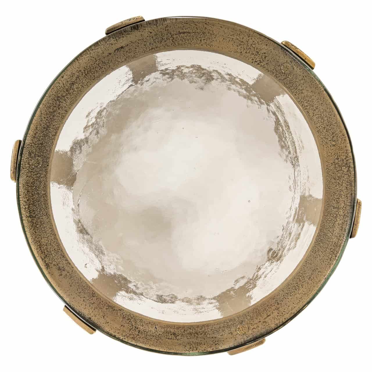 Richmond Interiors Rixo Gold End Table   Nicholas John Interiors