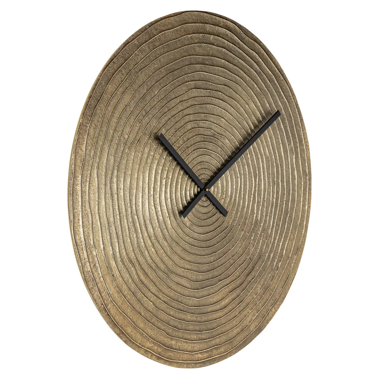 Richmond Interiors Roan Clock in Gold  Nicholas John Interiors