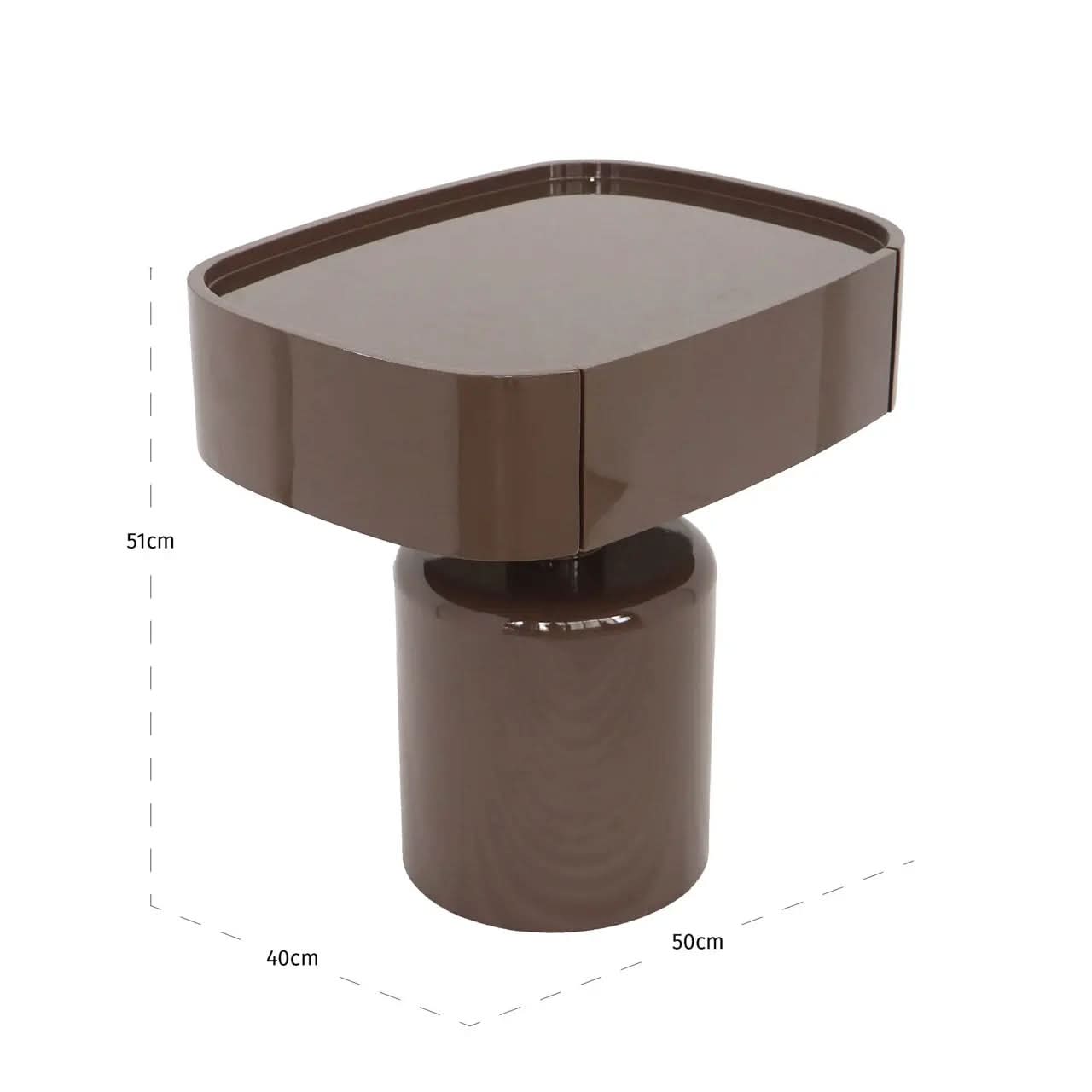Richmond Interiors Romee Chestnut Nightstand   Nicholas John Interiors