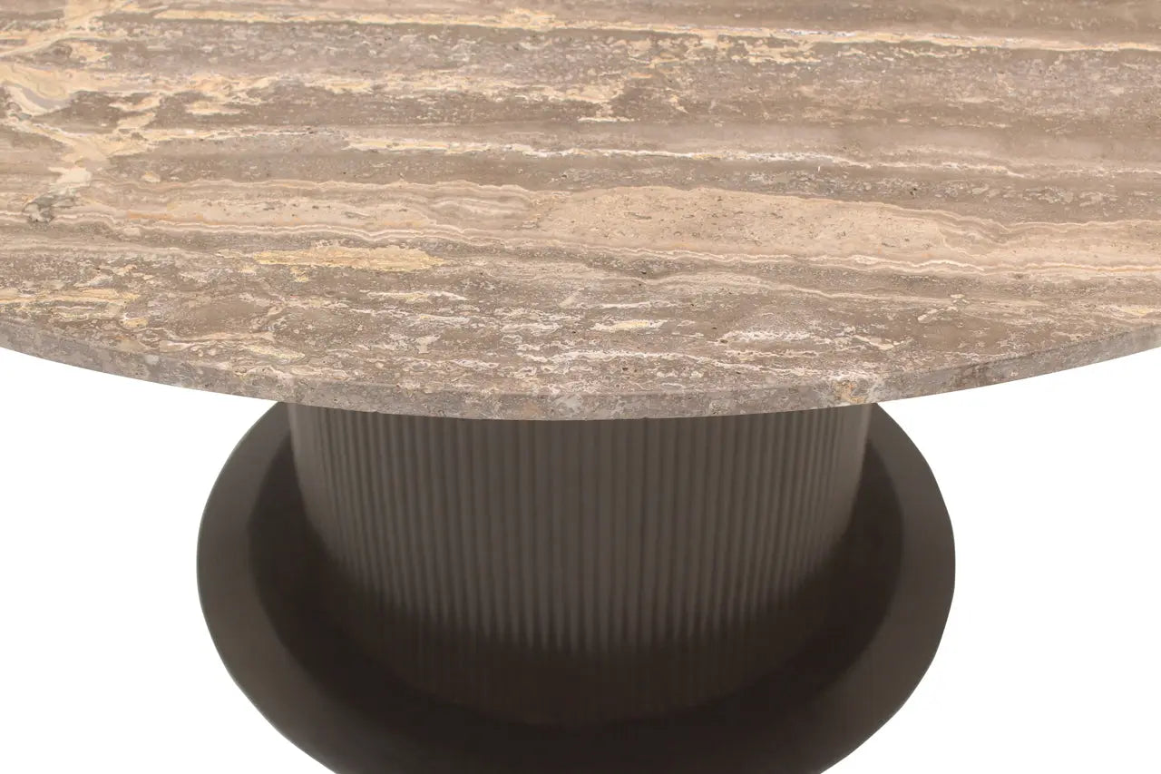 Richmond Interiors Russo Brown 140cm Dining Table   Nicholas John Interiors