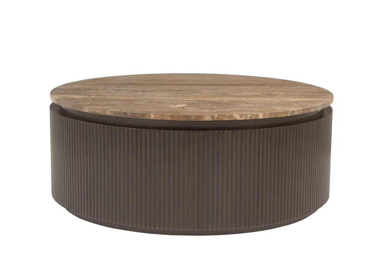 Richmond Interiors Russo Brown 90cm Coffee Table   Nicholas John Interiors