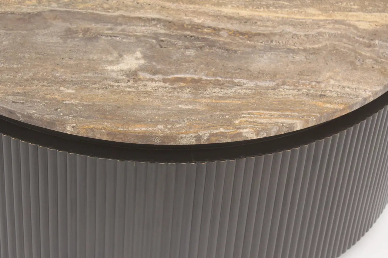 Richmond Interiors Russo Brown 90cm Coffee Table   Nicholas John Interiors