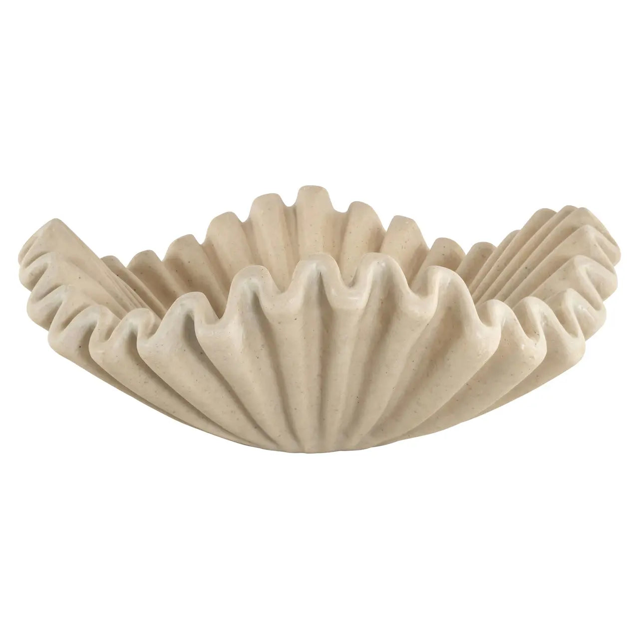 Richmond Interiors Sabah Bowl in White   Nicholas John Interiors