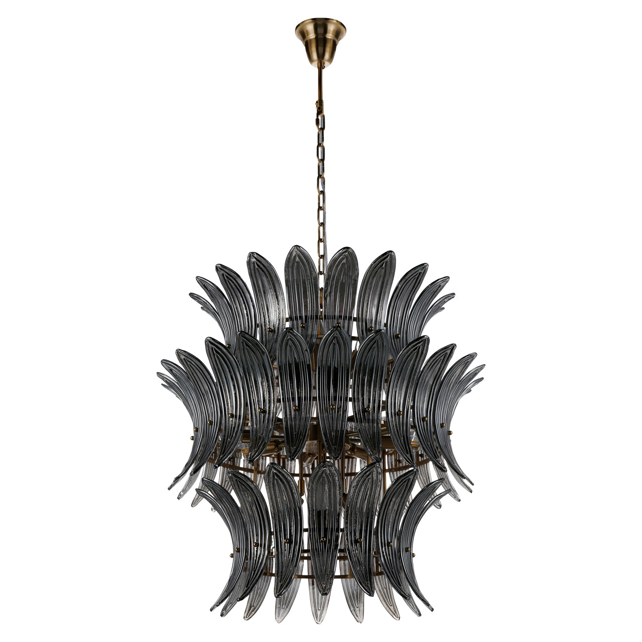 Richmond Interiors Salina Chandelier in Smoke  Nicholas John Interiors