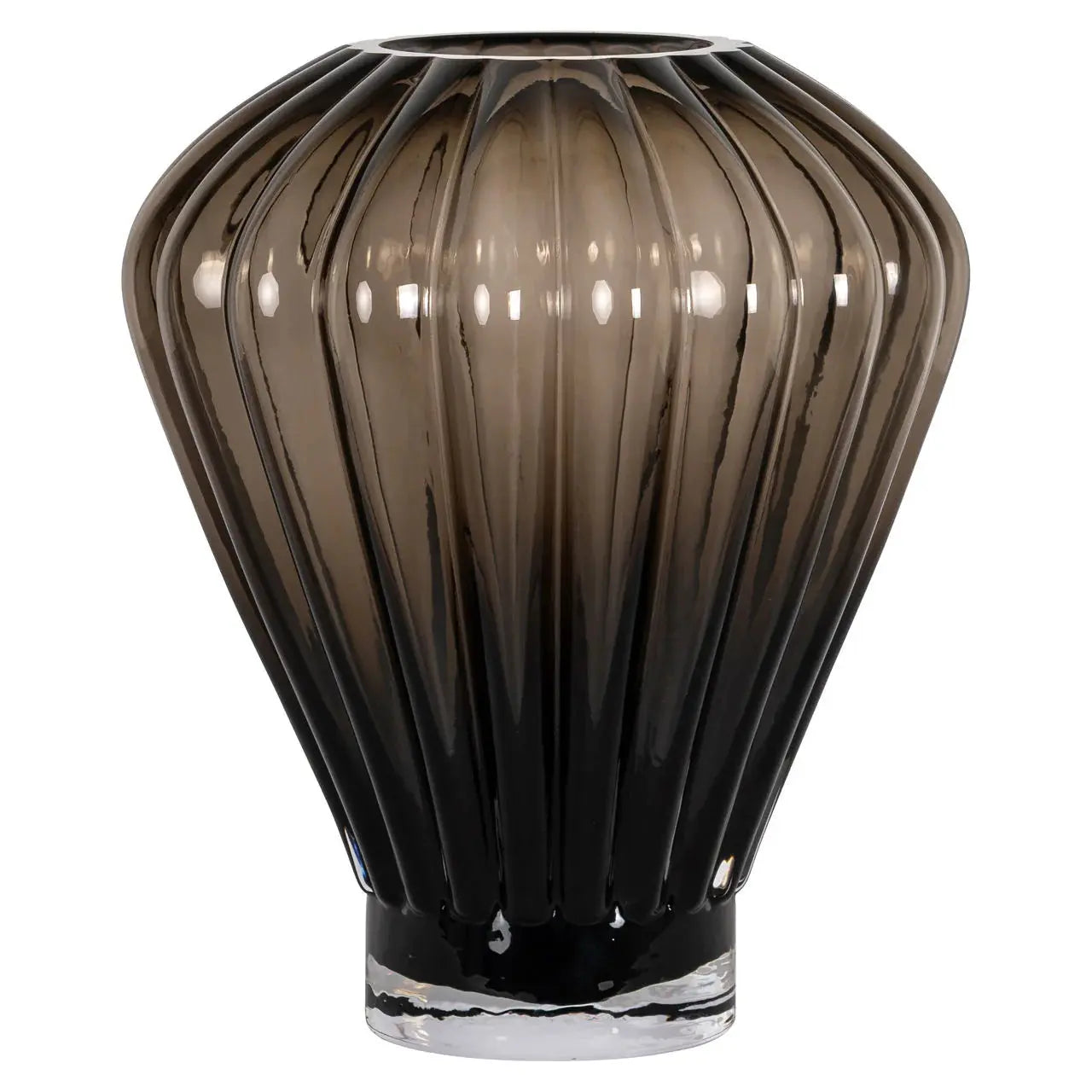 Richmond Interiors Shani Brown Vase   Nicholas John Interiors