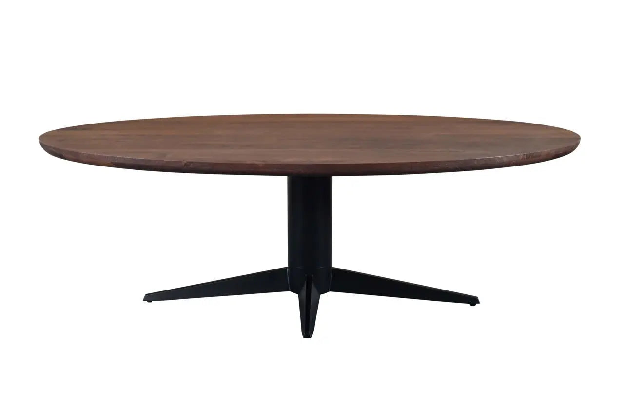 Richmond Interiors Stafford Spicebrown Oval 230cm Dining Table   Nicholas John Interiors
