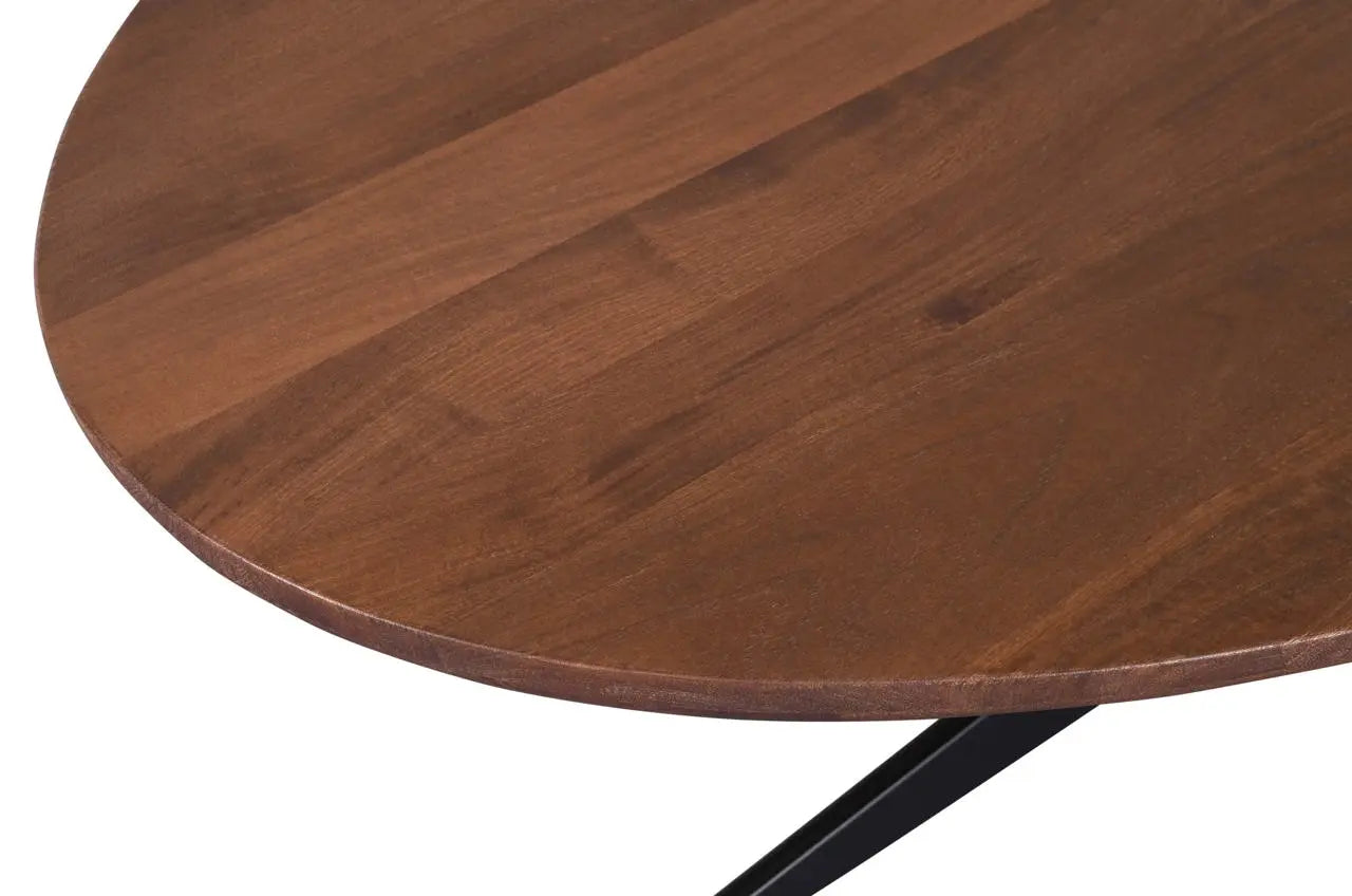 Richmond Interiors Stafford Spicebrown Oval 230cm Dining Table   Nicholas John Interiors