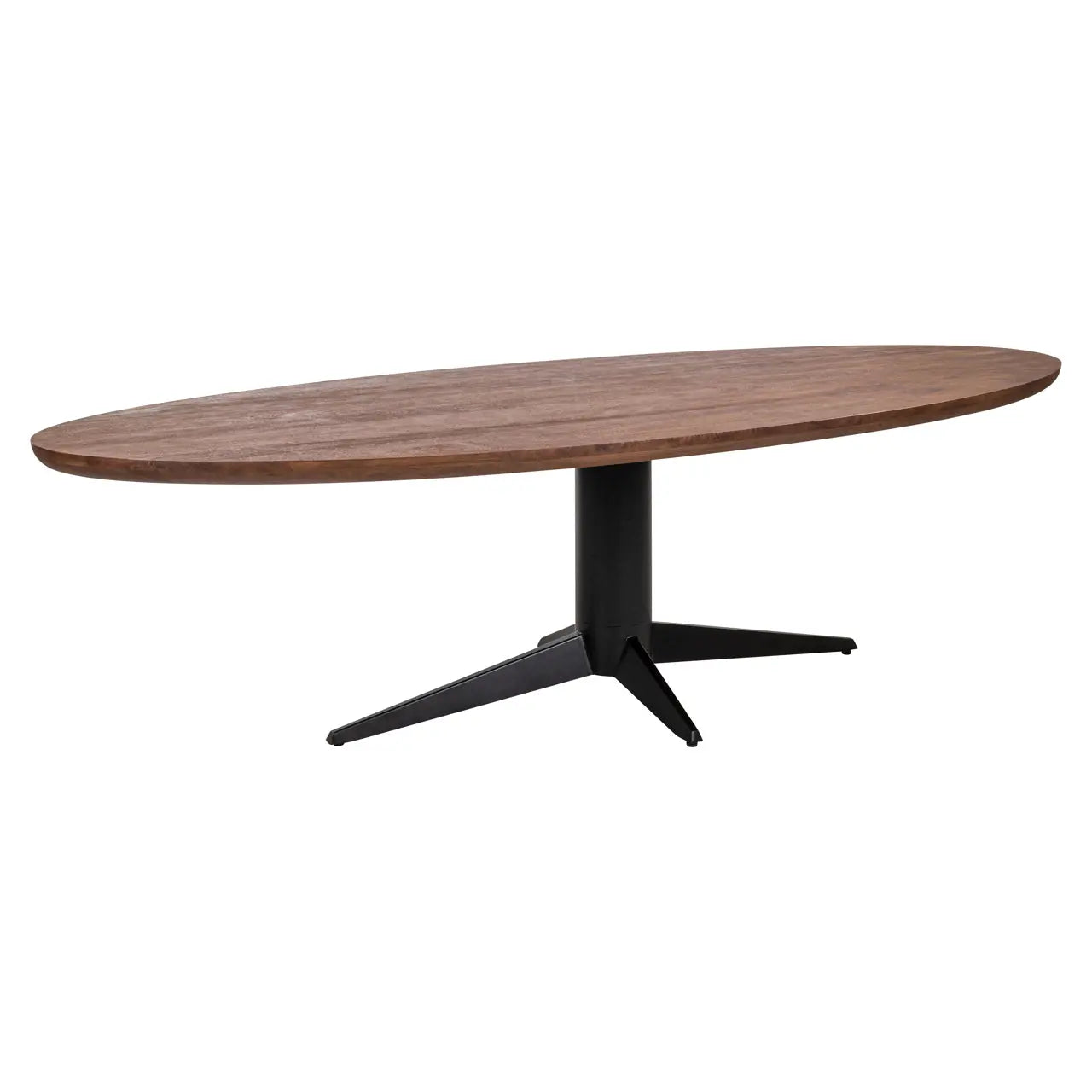 Richmond Interiors Stafford Spicebrown Oval 280cm Dining Table   Nicholas John Interiors