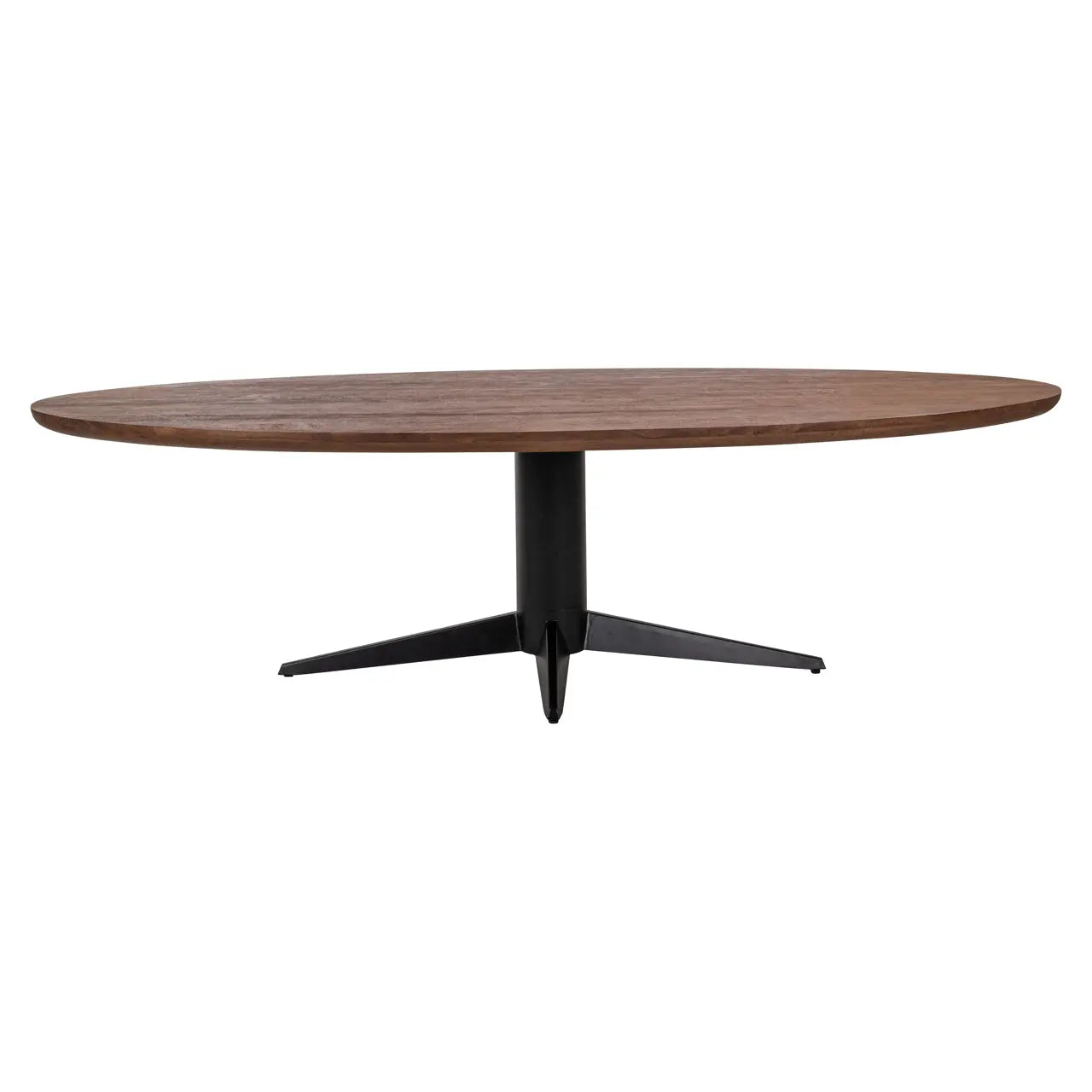 Richmond Interiors Stafford Spicebrown Oval 280cm Dining Table   Nicholas John Interiors
