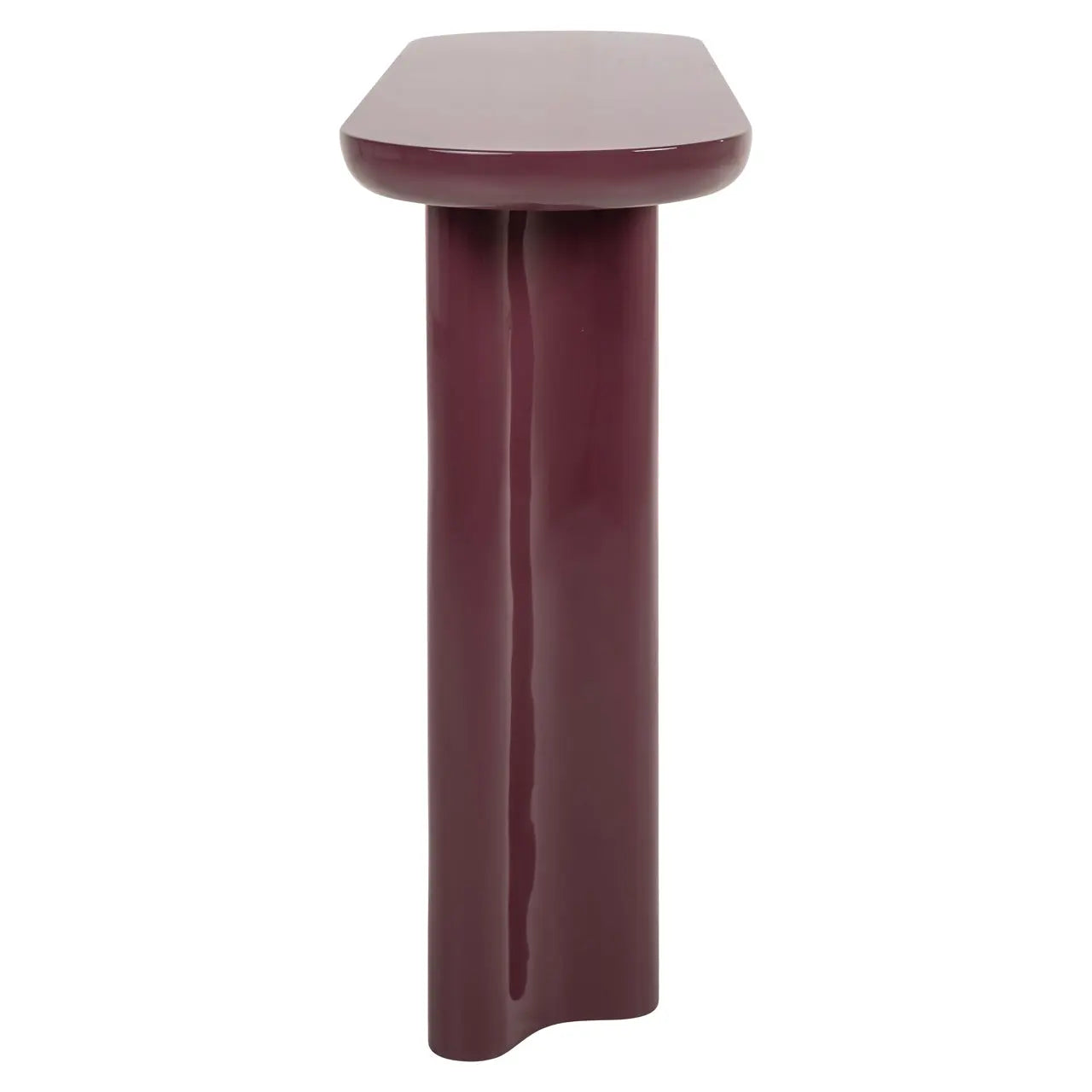 Richmond Interiors Sunny Console Table in Burgundy  Nicholas John Interiors