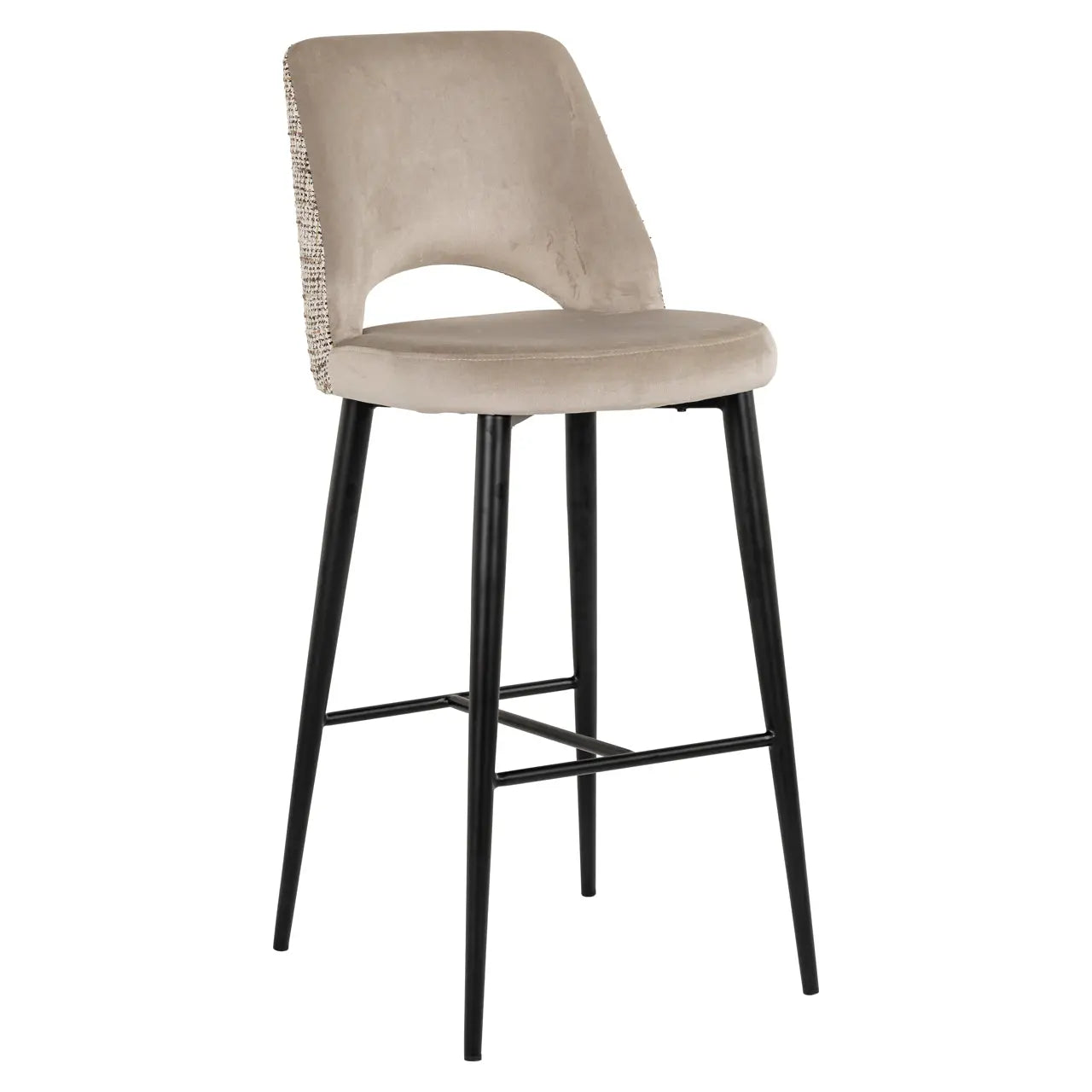 Richmond Interiors Tabitha Bar Stool in Trendy Nature   Nicholas John Interiors