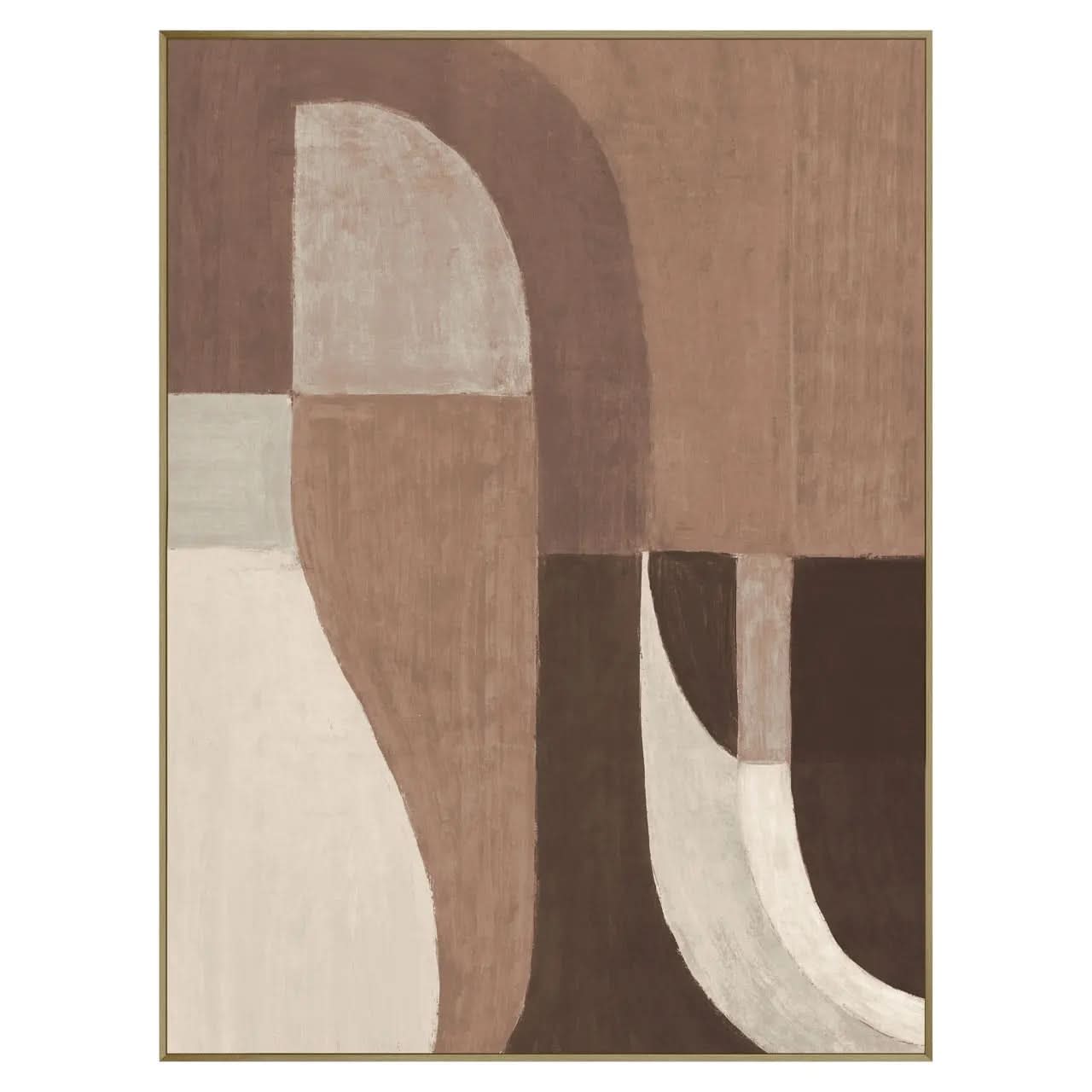 Richmond Interiors Tatu Left Brown Wall Art   Nicholas John Interiors