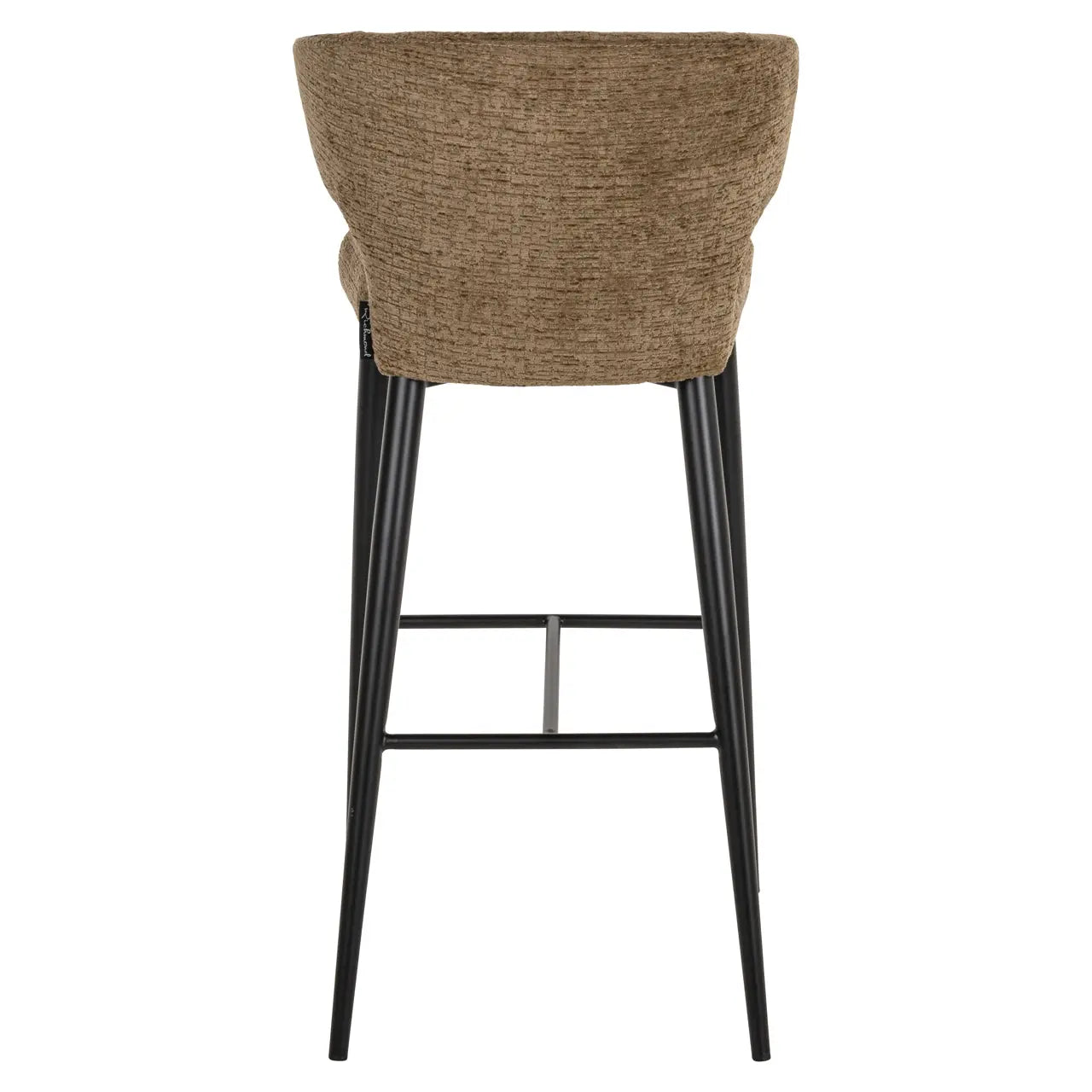 Richmond Interiors Taylor Bar Stool in Brandy Fusion  Nicholas John Interiors