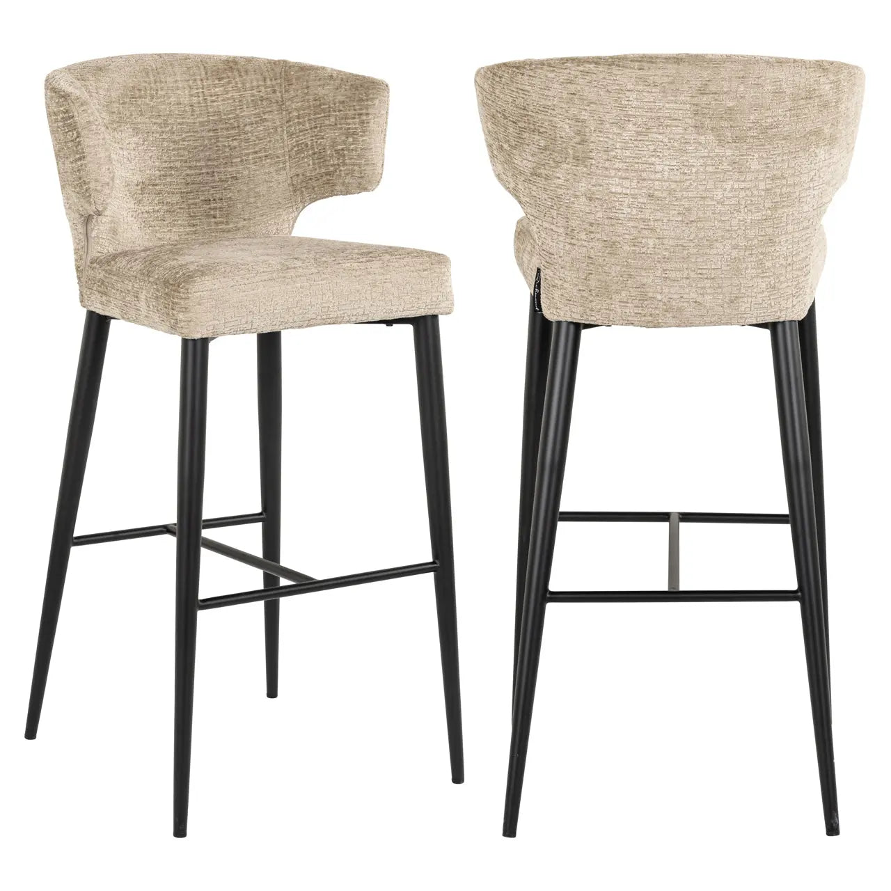 Richmond Interiors Taylor Bar Stool in Desert Fusion  Nicholas John Interiors