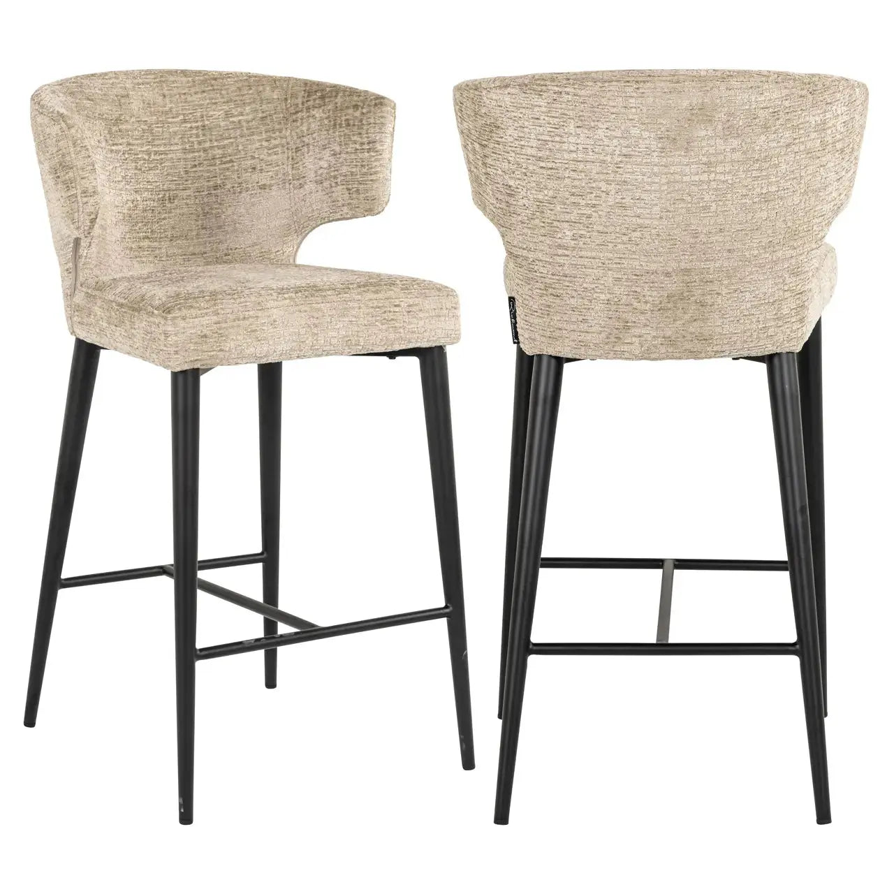 Richmond Interiors Taylor Counter Stool in Desert Fusion   Nicholas John Interiors