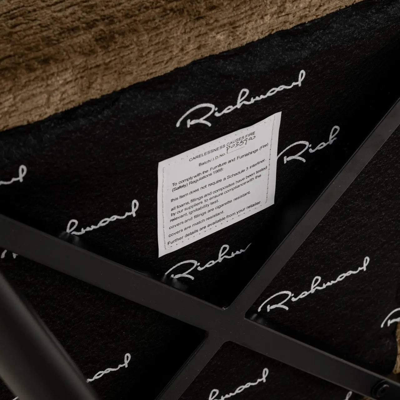 Richmond Interiors Taylor Dining Chair in Brandy Fusion  Nicholas John Interiors