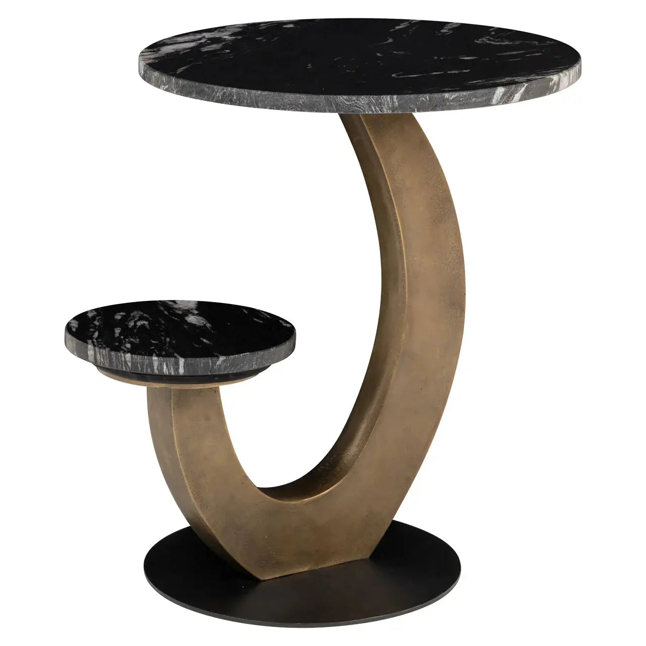 Richmond Interiors Tibby Black End Table   Nicholas John Interiors
