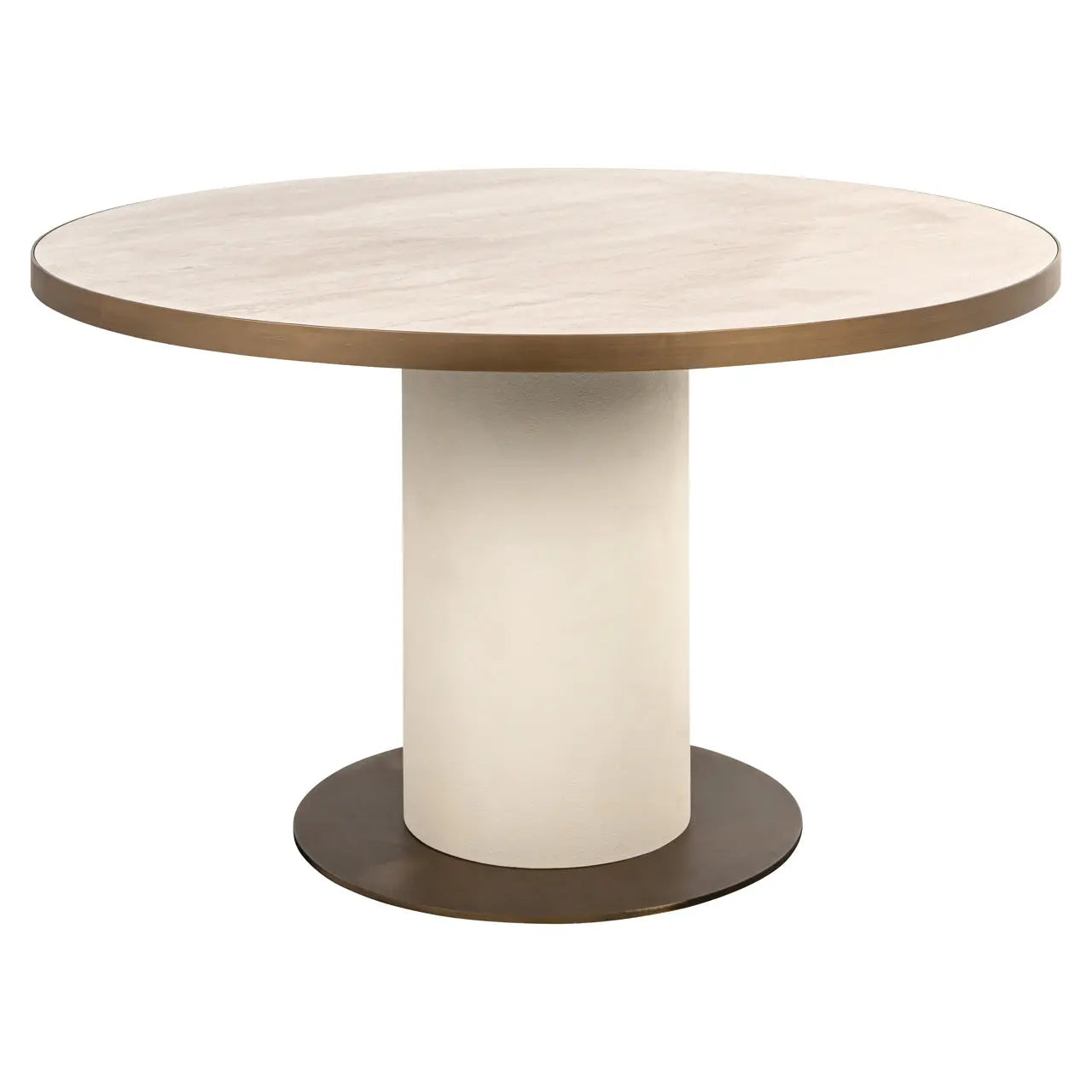 Richmond Interiors Tivoli 130cm Dining Table in White  Nicholas John Interiors