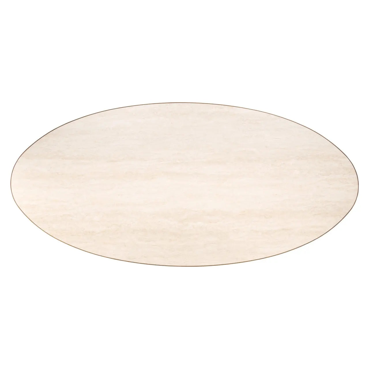 Richmond Interiors Tivoli 230cm Oval Dining Table in White  Nicholas John Interiors