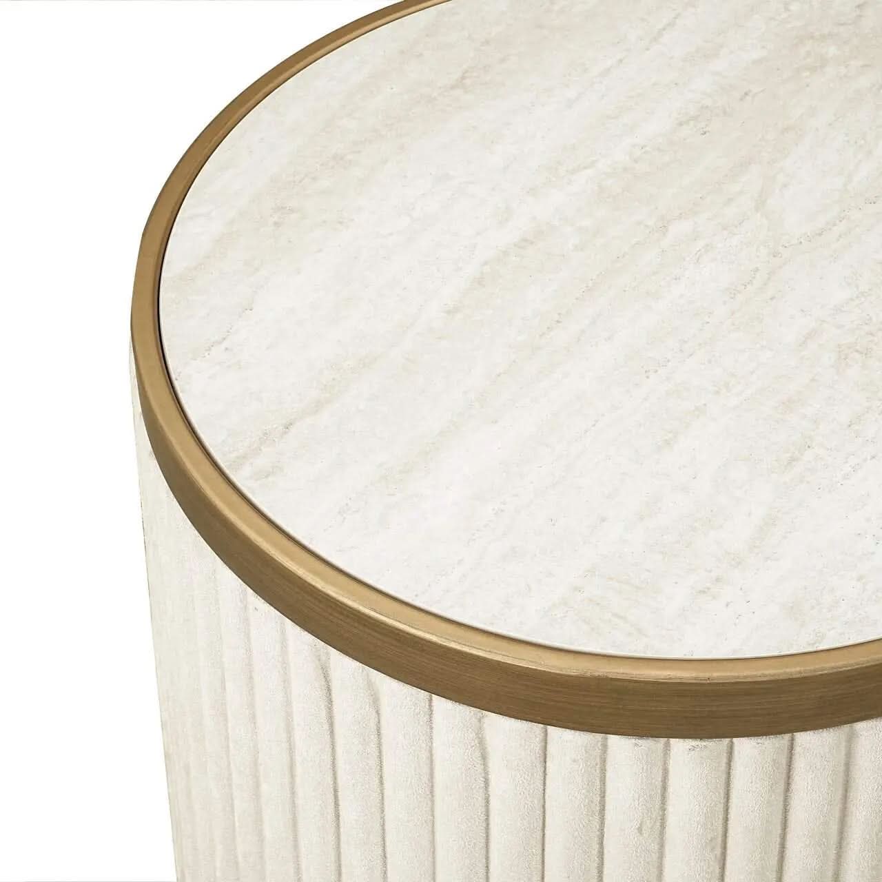 Richmond Interiors Tivoli White End Table (Set of 2)   Nicholas John Interiors