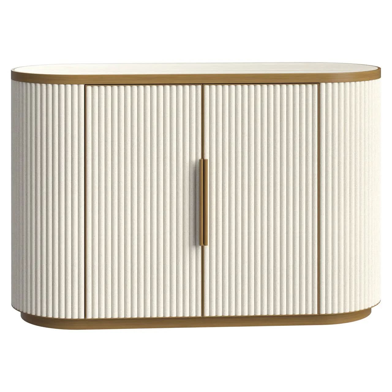 Richmond Interiors Tivoli White Sideboard   Nicholas John Interiors