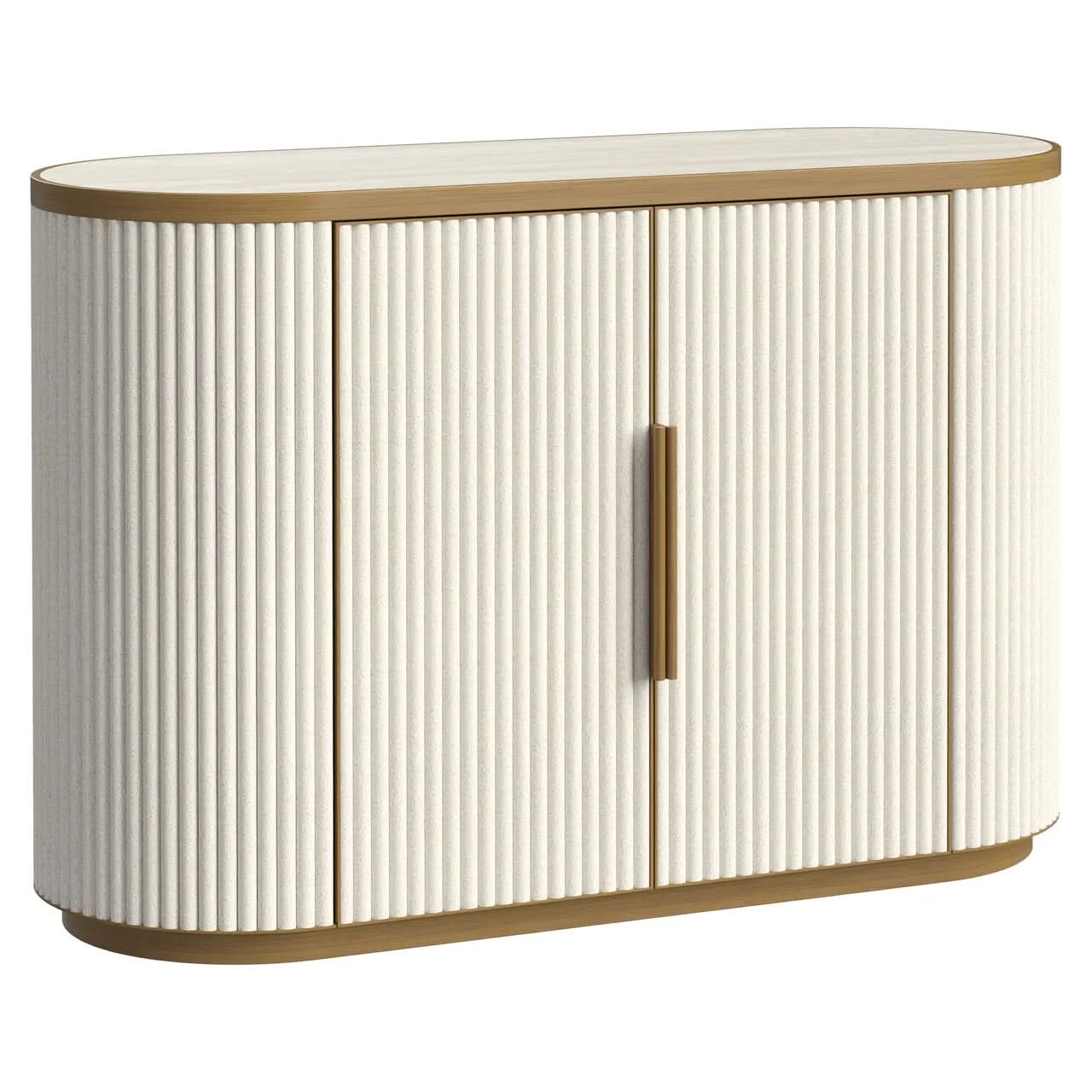 Richmond Interiors Tivoli White Sideboard   Nicholas John Interiors