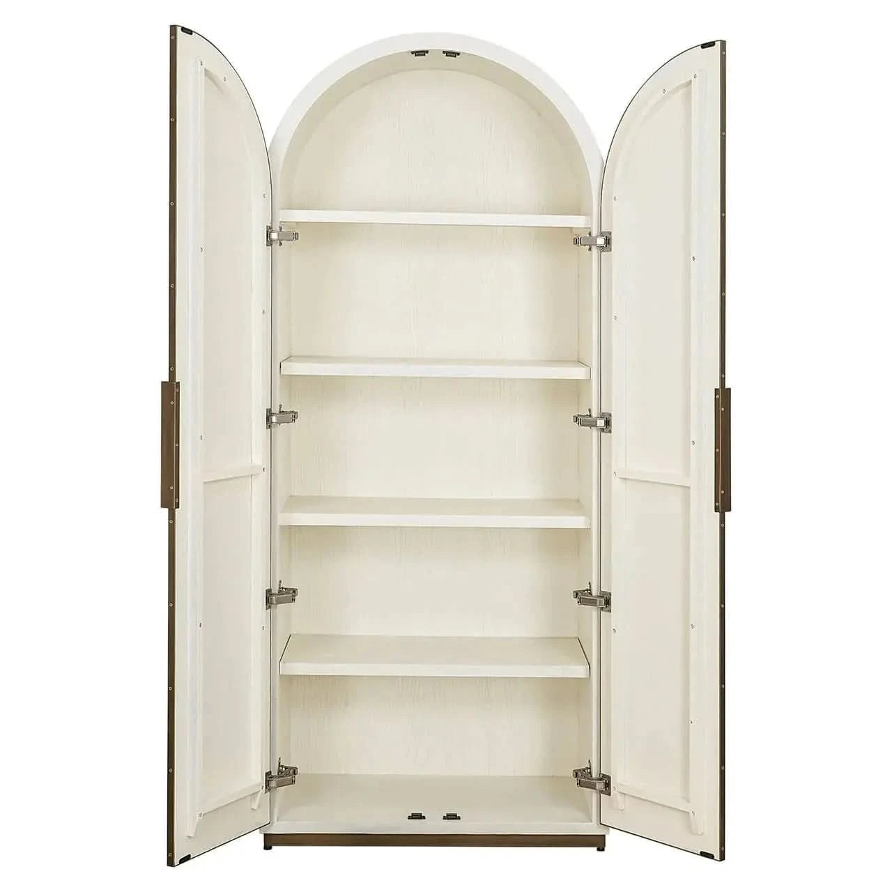 Richmond Interiors Tivoli White Storage Cabinet   Nicholas John Interiors