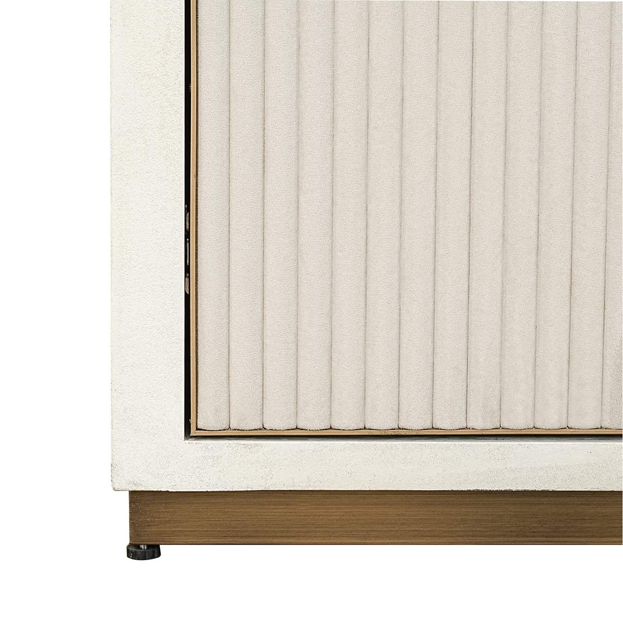 Richmond Interiors Tivoli White Storage Cabinet   Nicholas John Interiors