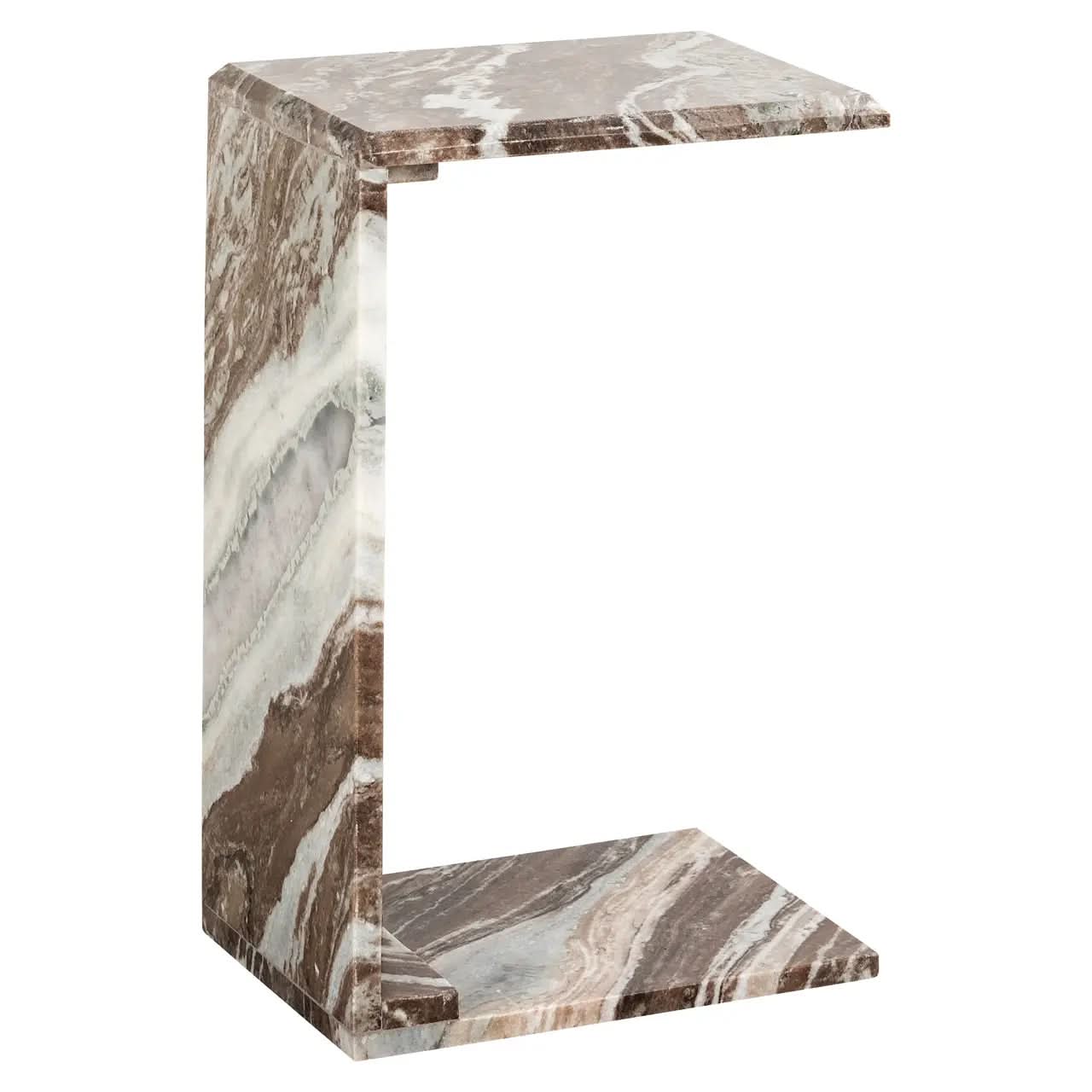 Richmond Interiors Tovek Blush Beige End Table   Nicholas John Interiors