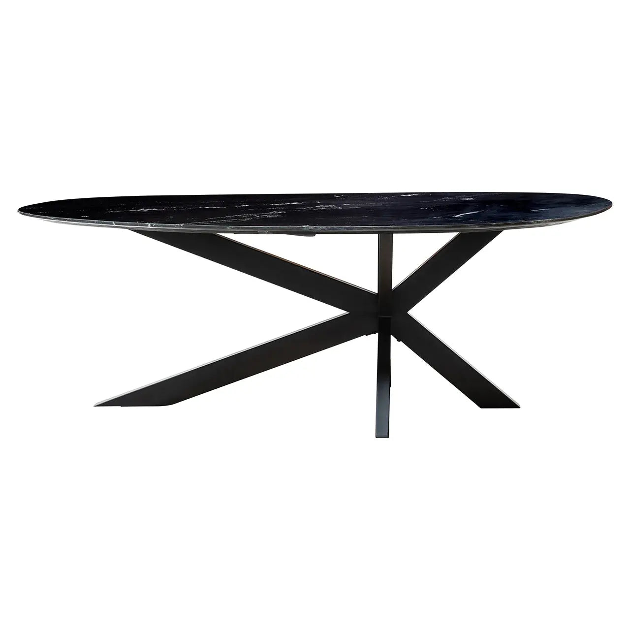 Richmond Interiors Trocadero Black Dining Table   Nicholas John Interiors