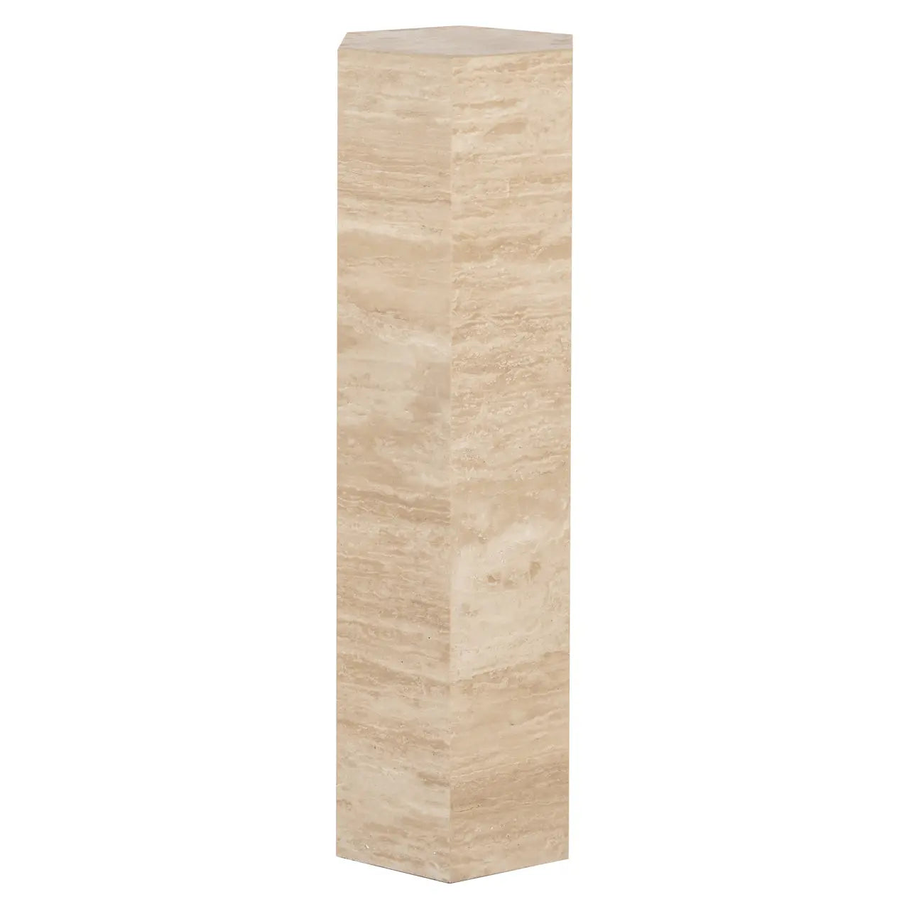 Richmond Interiors Vespin Column in Beige Travertine  Nicholas John Interiors