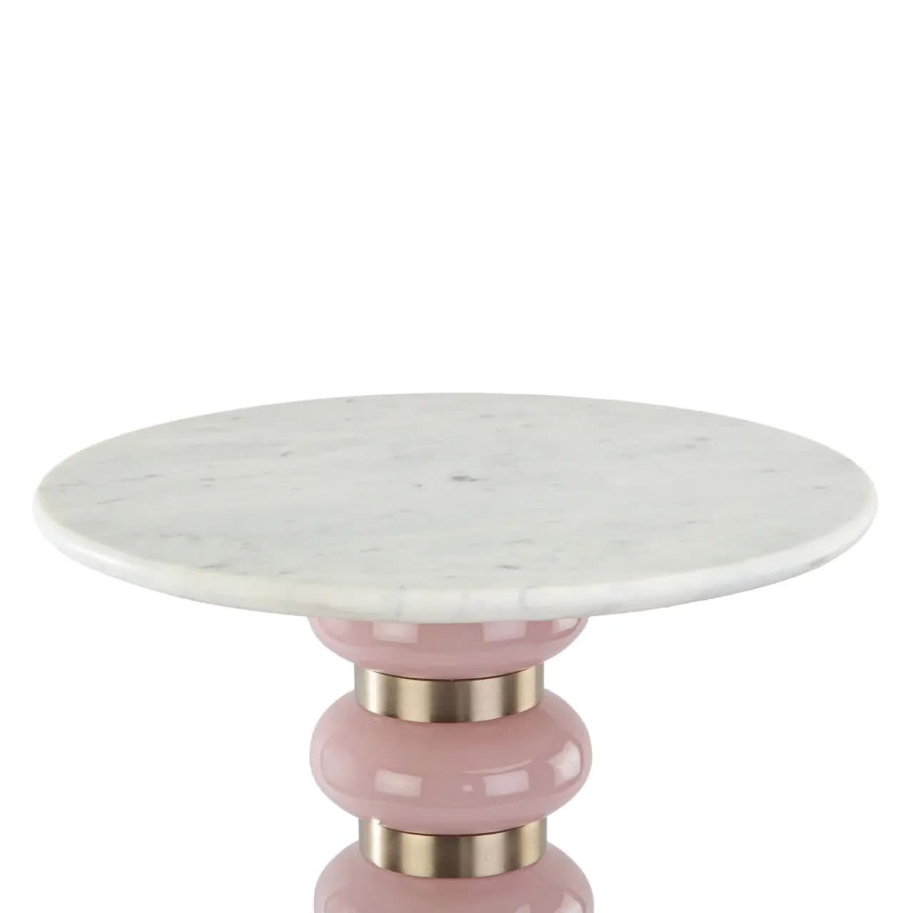 Richmond Interiors Villeray Pink End Table   Nicholas John Interiors