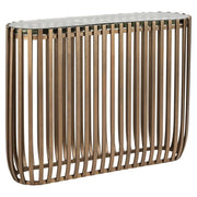 Richmond Interiors Volante Console Table in Gold  Nicholas John Interiors
