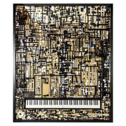 Richmond Interiors Wibi Black/Gold Wall Art   Nicholas John Interiors