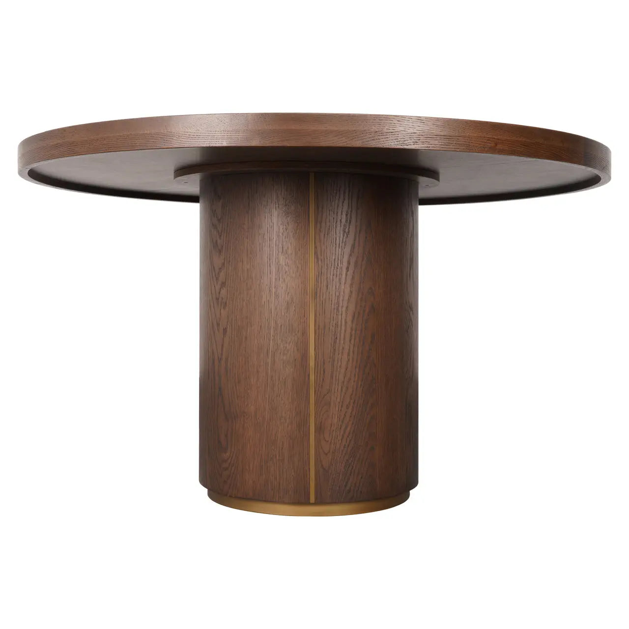 Richmond Interiors Willox Brown 130cm Including Glass Dining Table   Nicholas John Interiors