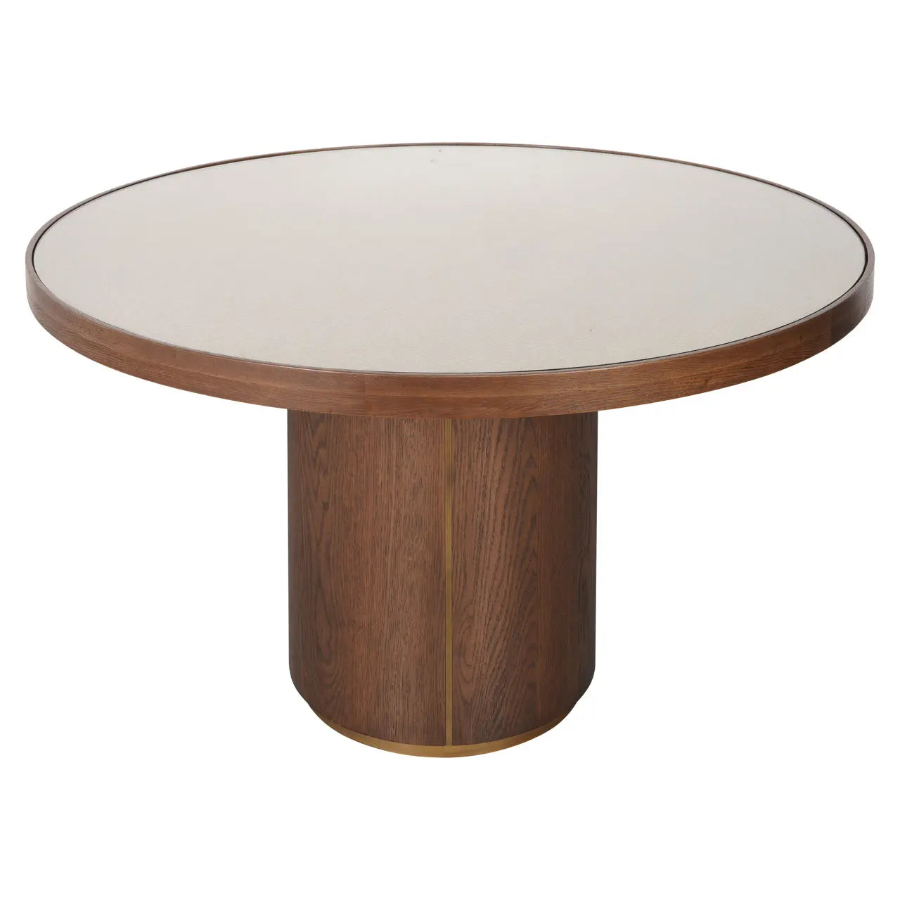 Richmond Interiors Willox Brown 130cm Including Glass Dining Table   Nicholas John Interiors