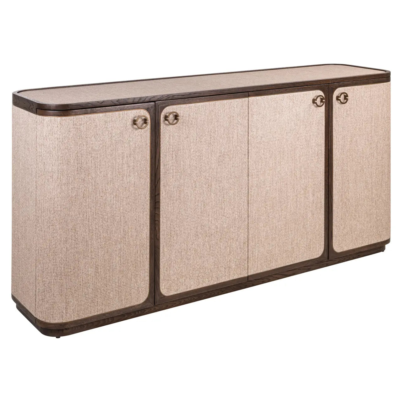 Richmond Interiors Willox Brown 4-Doors Sideboard   Nicholas John Interiors