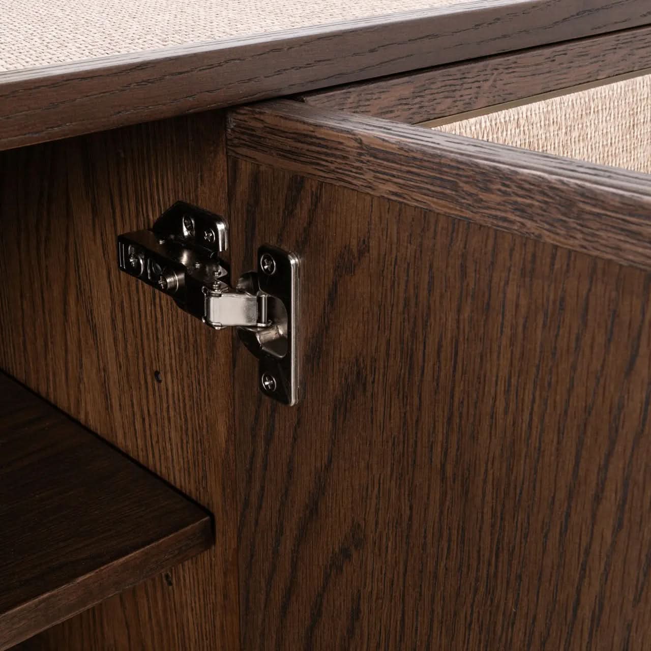 Richmond Interiors Willox Brown 4-Doors TV Cabinet   Nicholas John Interiors