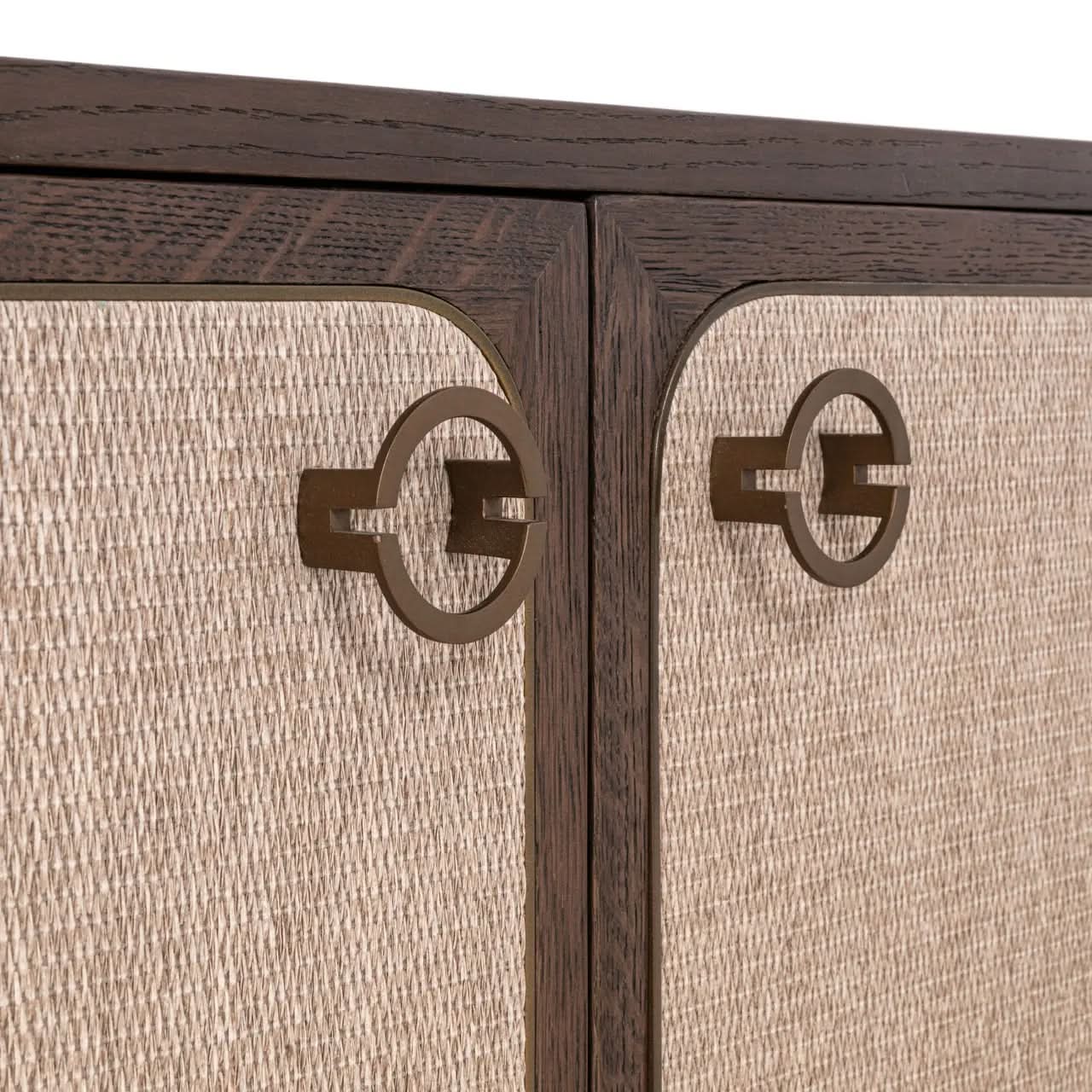 Richmond Interiors Willox Brown 4-Doors TV Cabinet   Nicholas John Interiors