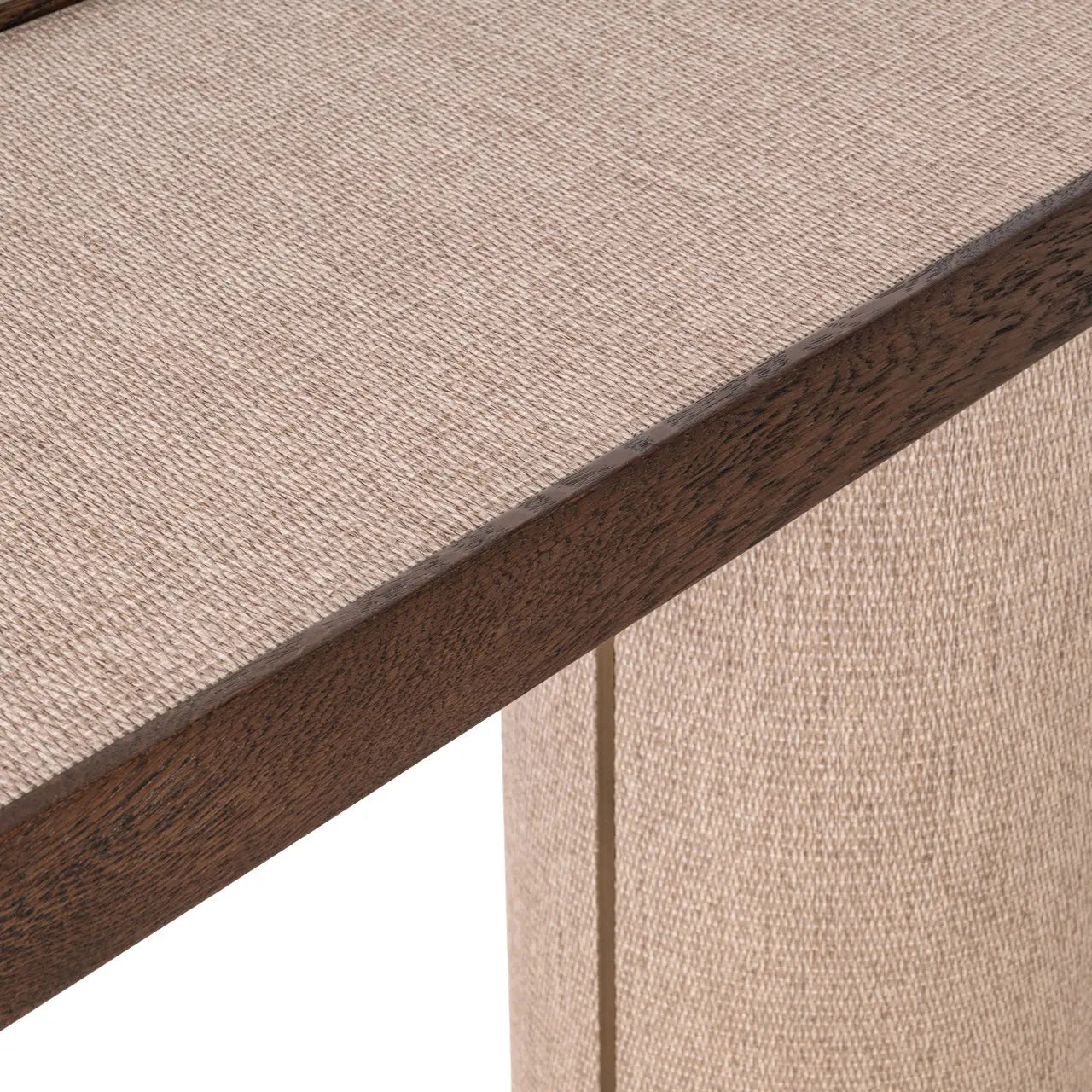 Richmond Interiors Willox Brown Console Table   Nicholas John Interiors