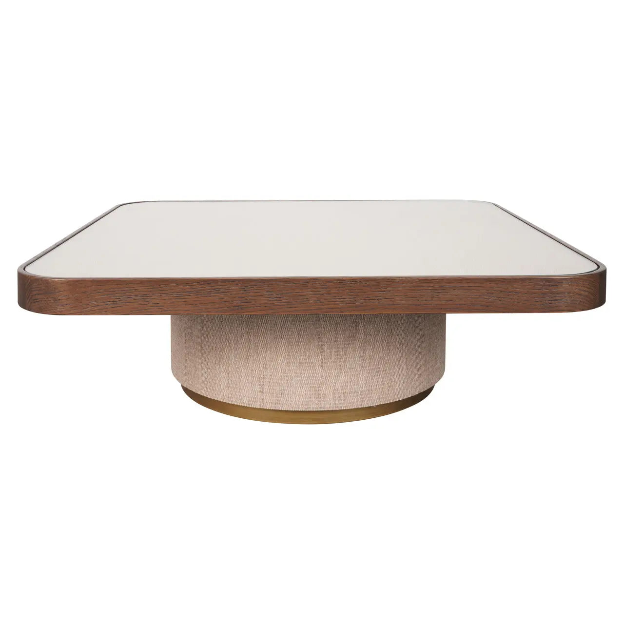Richmond Interiors Willox Brown Including Glass Coffee Table (Set of 2)   Nicholas John Interiors