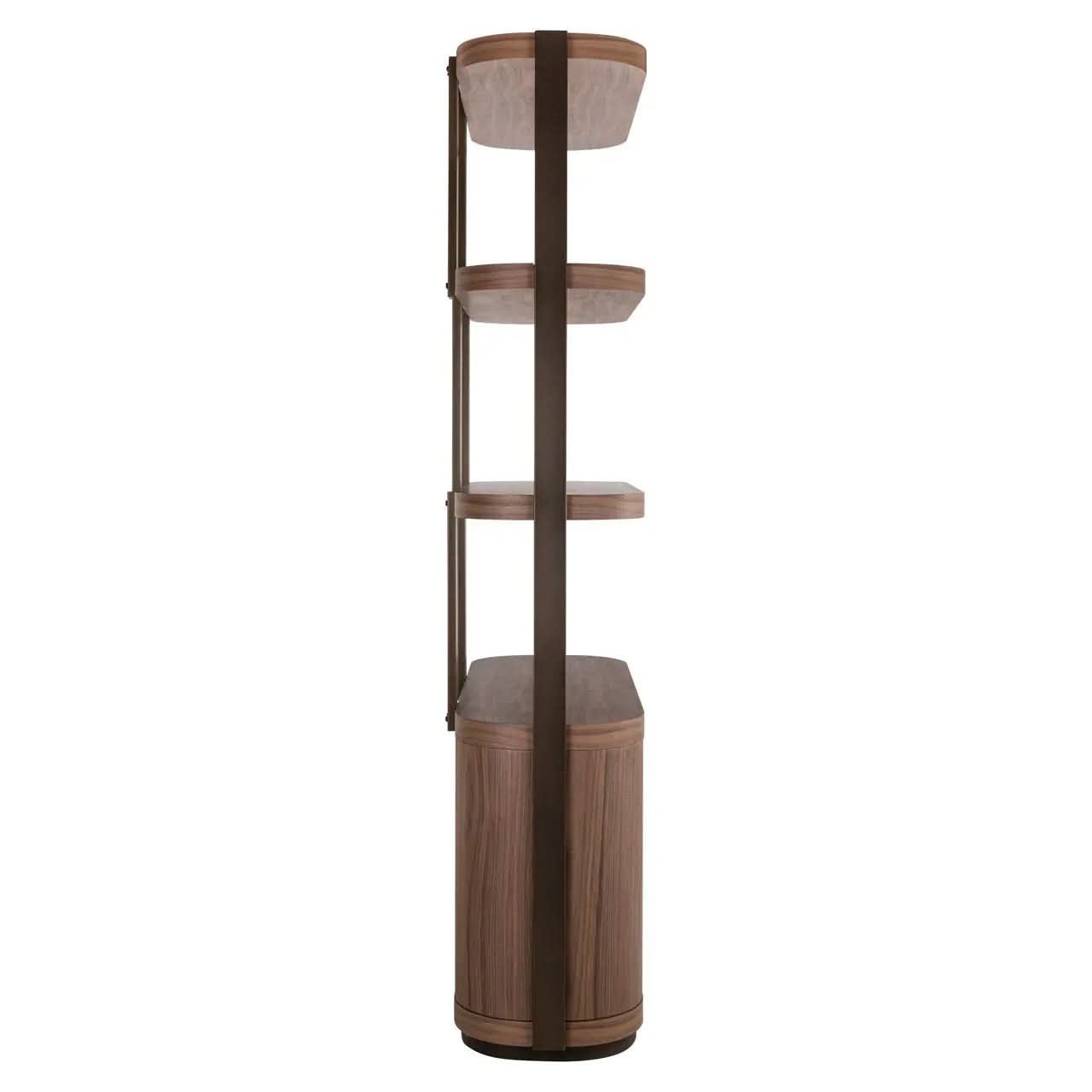 Richmond Interiors Windsor Walnut Display Cabinet   Nicholas John Interiors