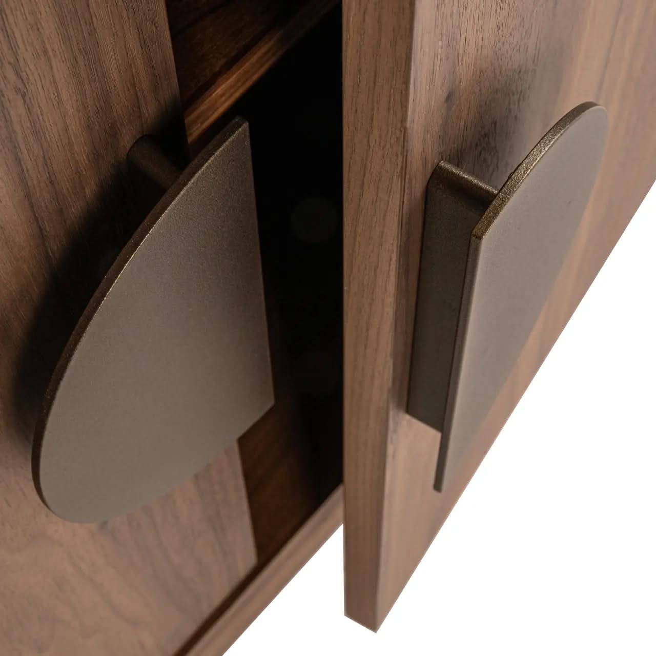 Richmond Interiors Windsor Walnut Display Cabinet   Nicholas John Interiors