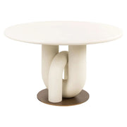 Richmond Interiors Winslow 135cm Dining Table in White  Nicholas John Interiors