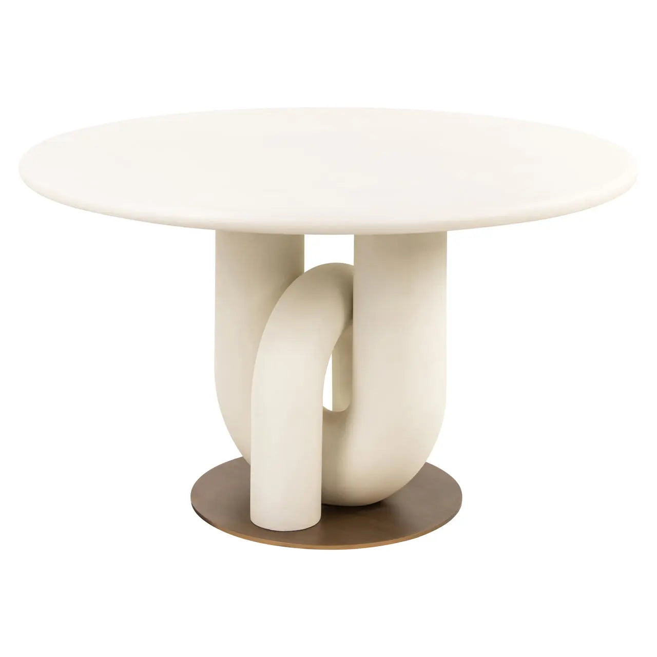 Richmond Interiors Winslow 135cm Dining Table in White  Nicholas John Interiors