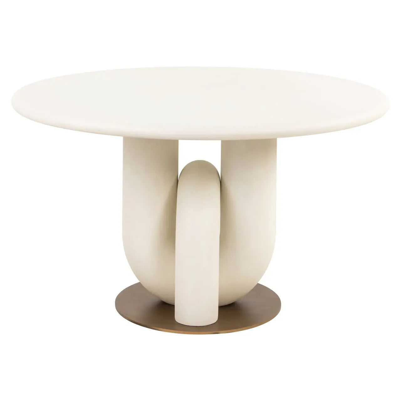 Richmond Interiors Winslow 135cm Dining Table in White  Nicholas John Interiors