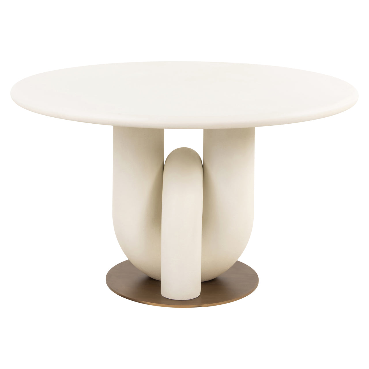 Richmond Interiors Winslow 135cm Dining Table in White - Nicholas John Interiors